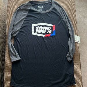 NWT 100% baseball tee size medium